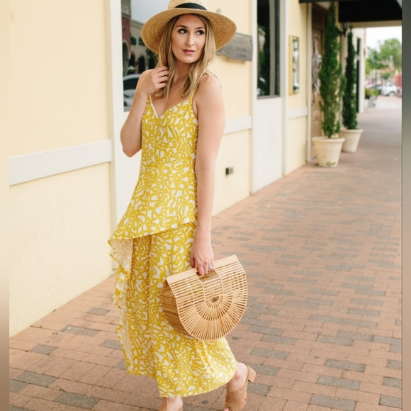 Maeve Women Brittany Cropped Jumpsuit Sz 2 Adj Skinny Straps Wide Leg Open Back - Picture 12 of 16